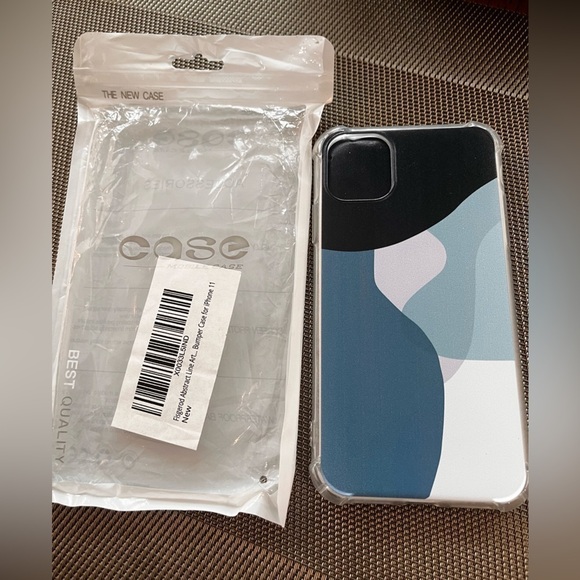 FISGEROD Abstract Line Art Boho Abstract Watercolor Art Case for iPhone 11 - Picture 11 of 12